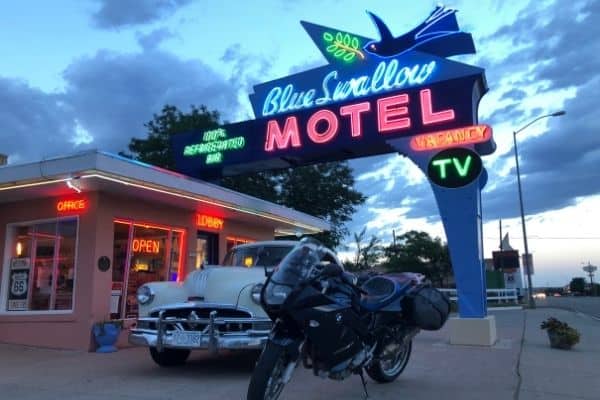The Blue Swallow Motel - Best Motorcycle Road Trips in the US
