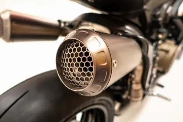 classic motorbike tail pipe
