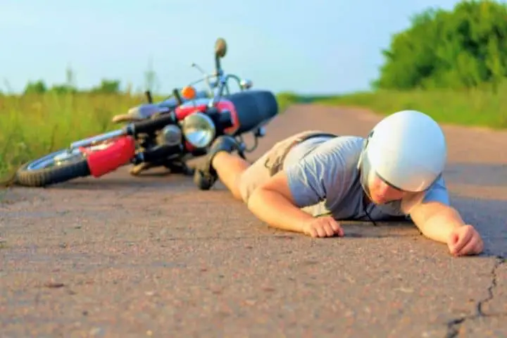 Man Fell Off A Motorcycle