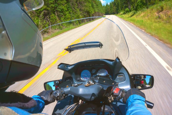First Person Motorcycle Ride