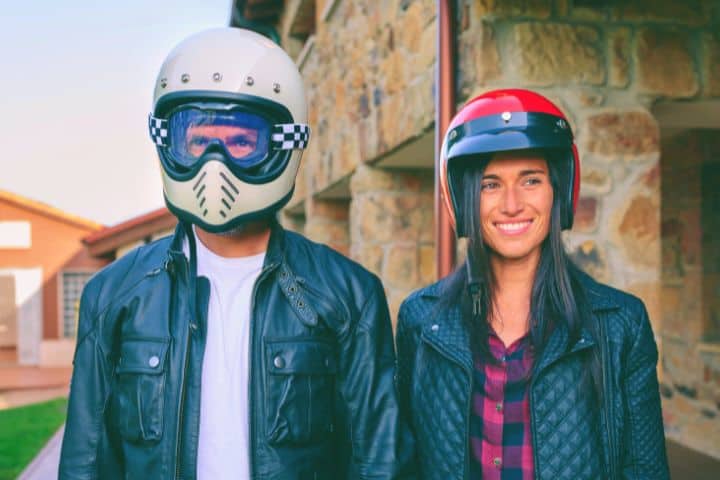 People With Motorcycle Helmets