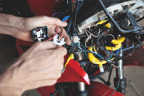 Motorcycle Mechanic Wiring Cables