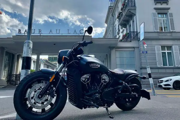 Black Indian Scout Sixty Motorcycle
